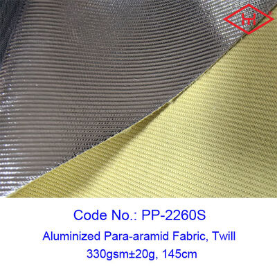 Temperature Resistance Up To 370°C 700°F Aluminized One Side Fabric Featuring High Abrasion And Tear Resistance Durable Material For Industrial